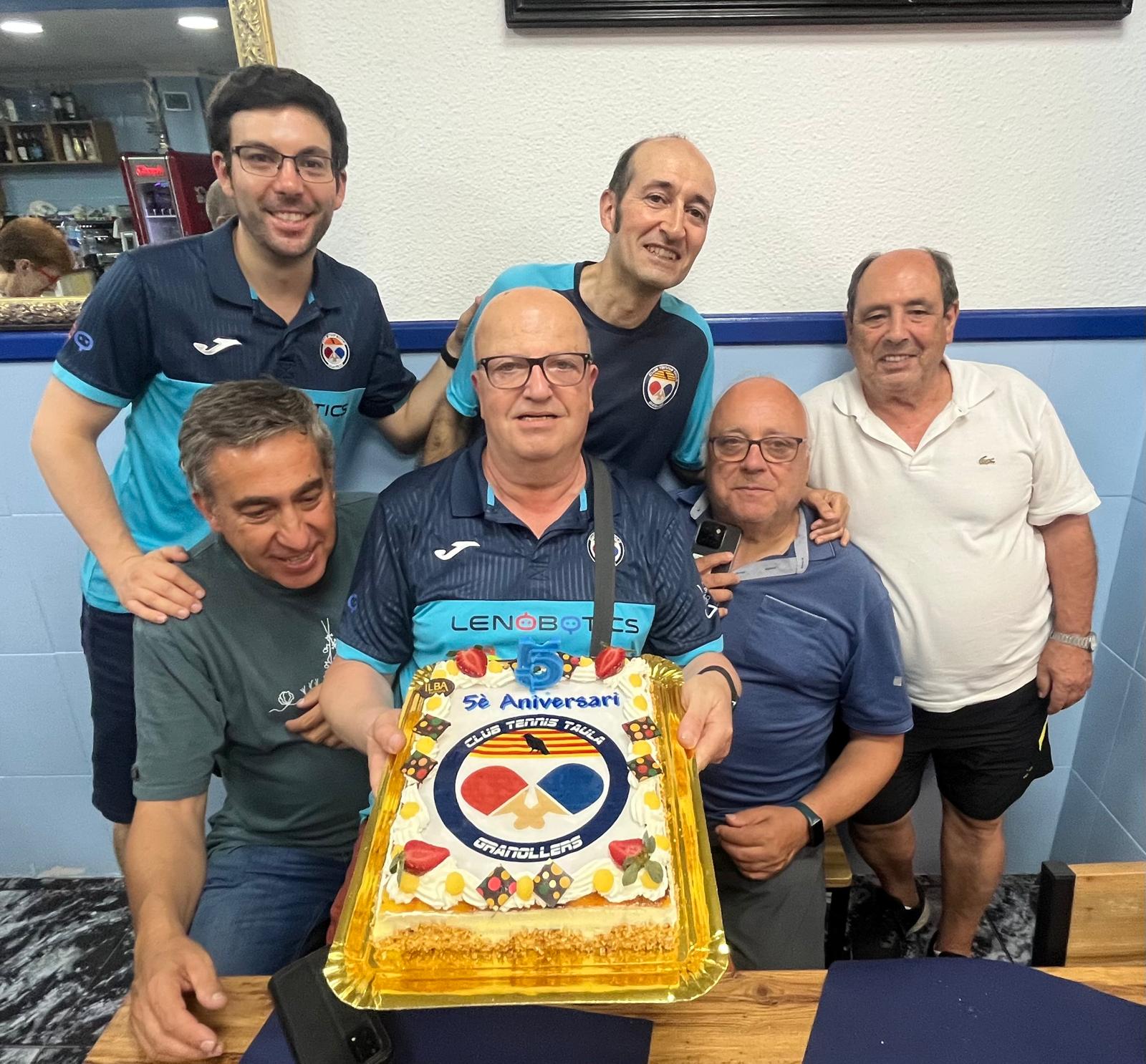 CINC ANYS DE TENNIS TAULA A GRANOLLERS